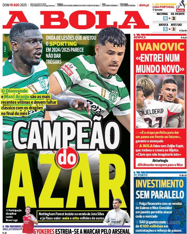 Capa A Bola - 2025-08-10