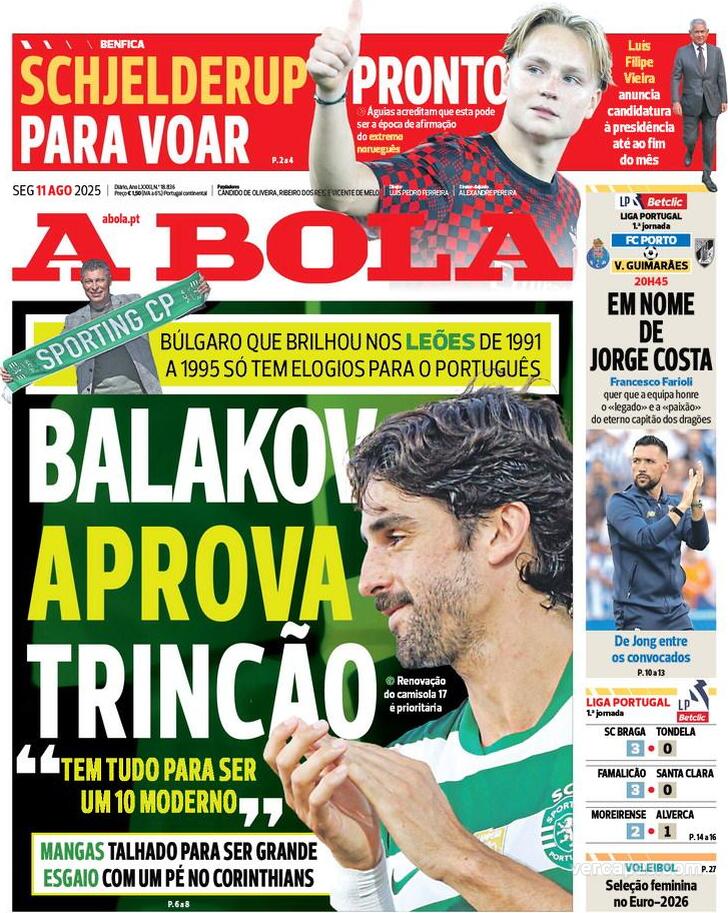 Capa A Bola - 2025-08-11
