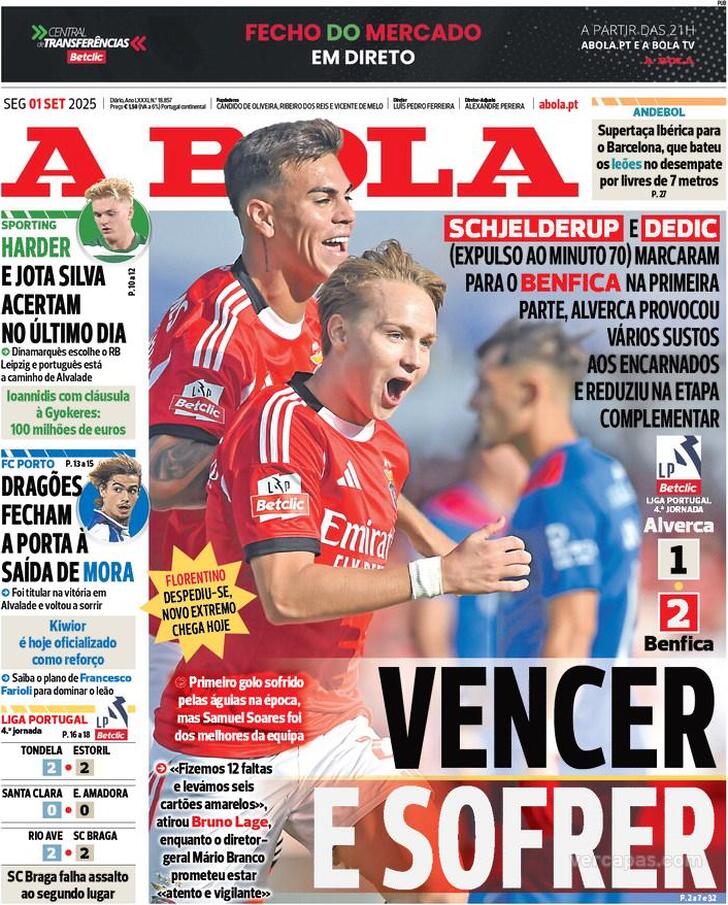 Capa A Bola - 2025-09-01