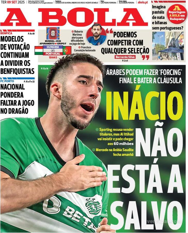 Capa A Bola - 2025-09-09