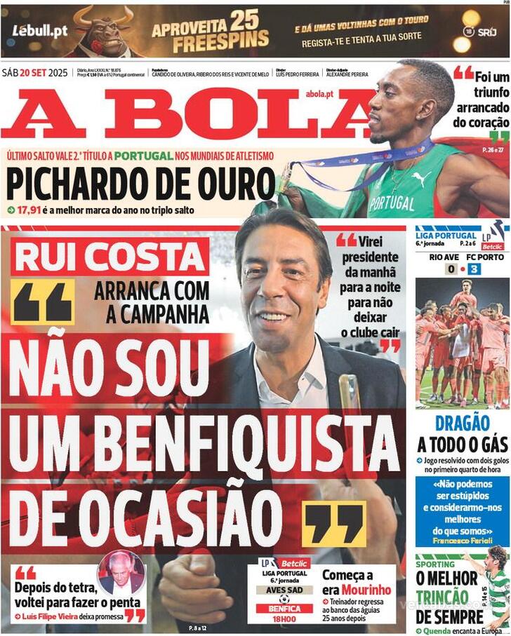 Capa A Bola - 2025-09-20