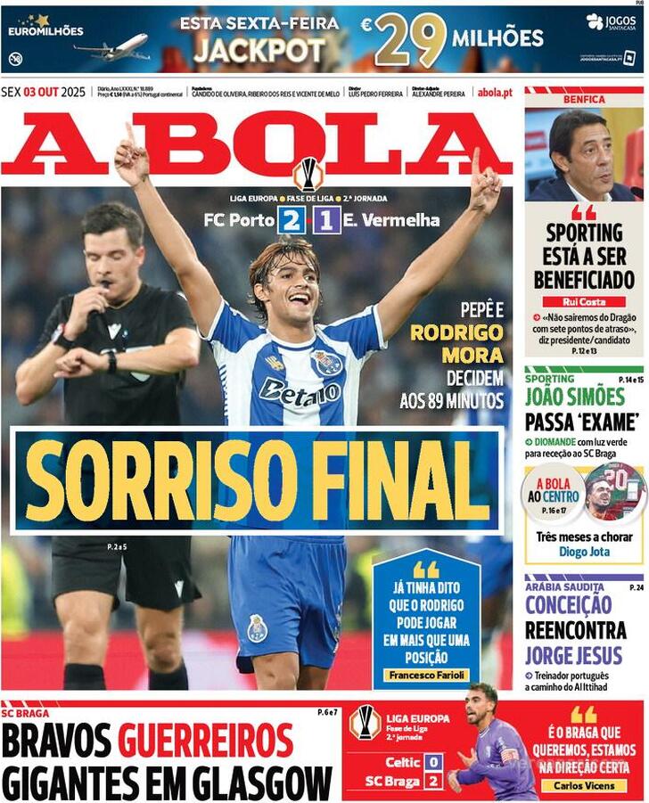 Capa A Bola - 2025-10-03