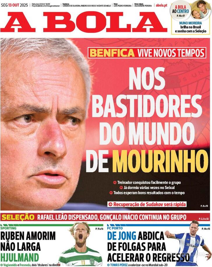 Capa A Bola - 2025-10-13