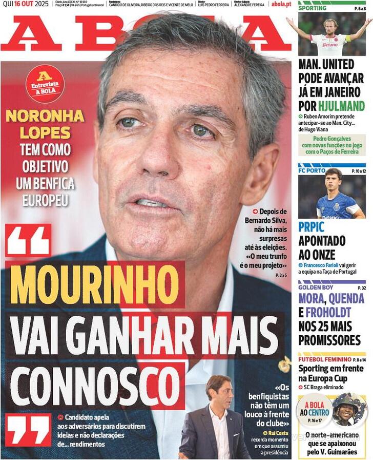 Capa A Bola - 2025-10-16