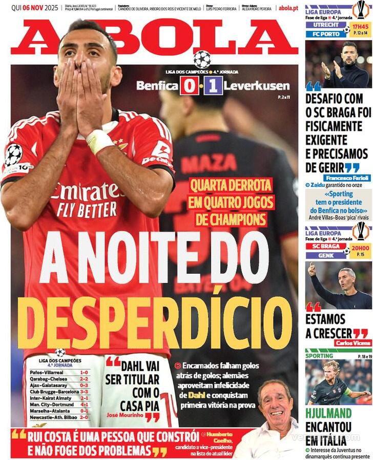 Capa A Bola - 2025-11-06