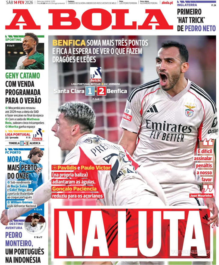 Capa A Bola - 2026-02-14