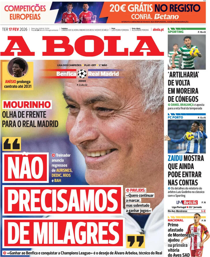 Capa A Bola - 2026-02-17