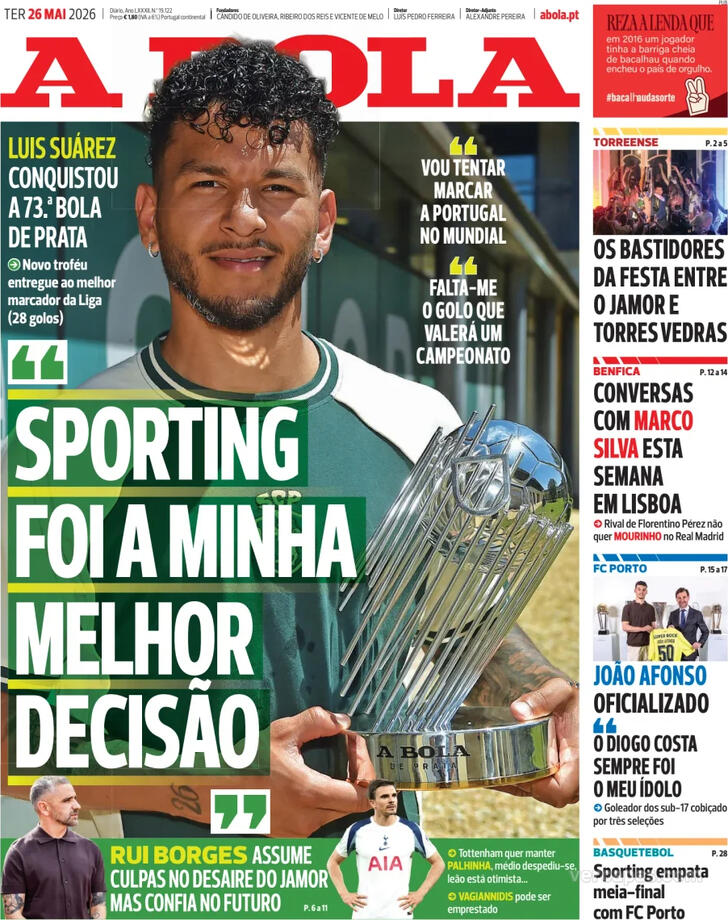 Capa A Bola - 2026-05-26