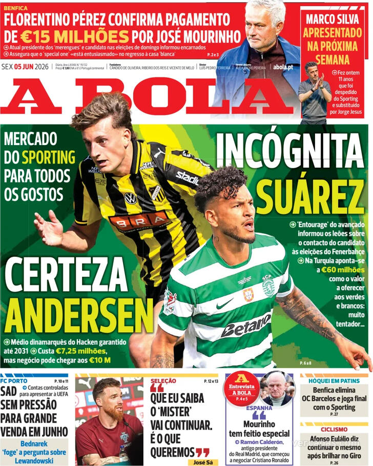 Capa A Bola - 2026-06-05