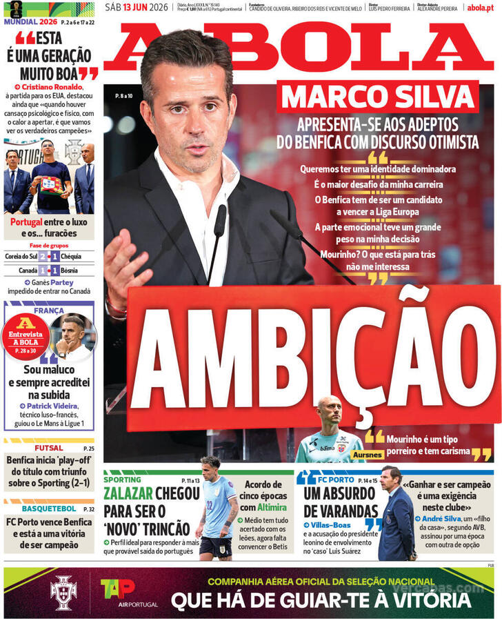 Capa A Bola - 2026-06-13