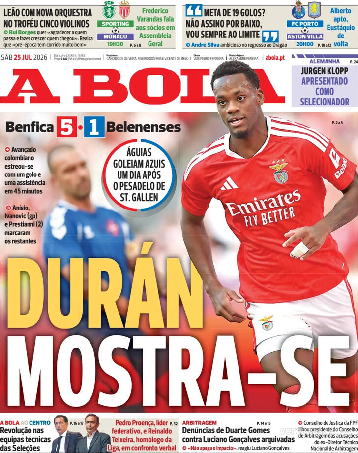 Capa A Bola - 2026-07-25