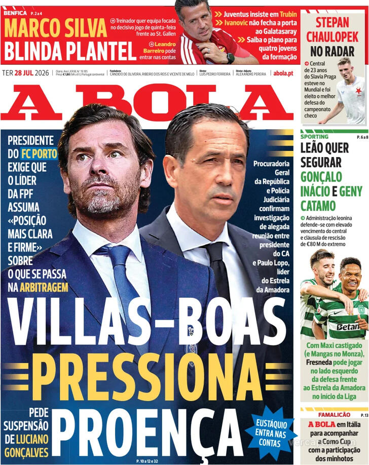 Capa A Bola - 2026-07-28