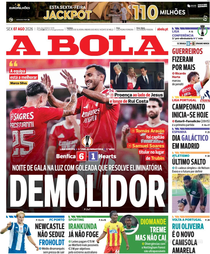 Capa A Bola - 2026-08-07
