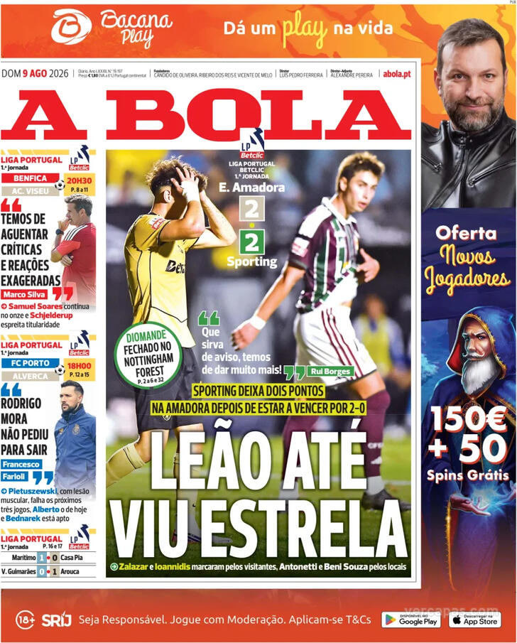 Capa A Bola - 2026-08-09