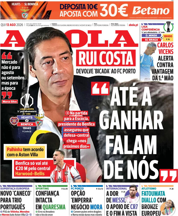 Capa A Bola - 2026-08-13