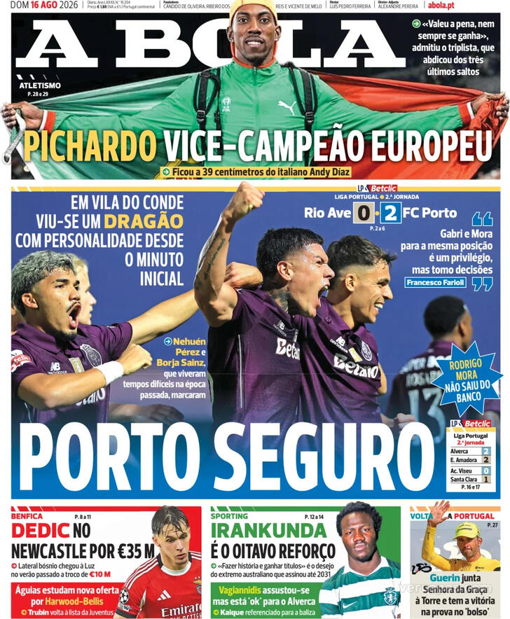 Capa A Bola - 2026-08-16