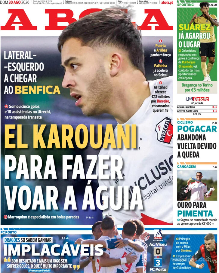 Capa A Bola - 2026-08-30