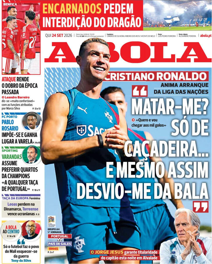 Capa A Bola - 2026-09-24