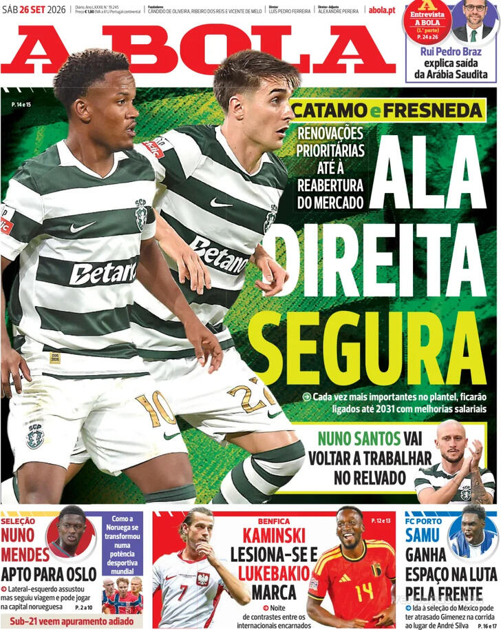 Capa A Bola - 2026-09-26