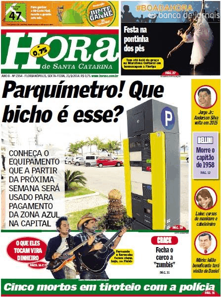 Capa A Hora de Santa Catarina - 2014-03-21