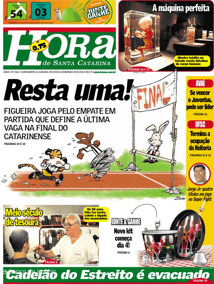 Capa A Hora de Santa Catarina - 2014-03-29
