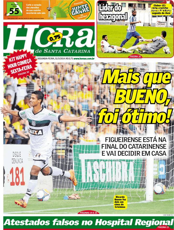 Capa A Hora de Santa Catarina - 2014-03-31