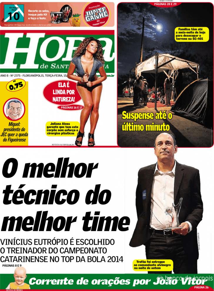 Capa A Hora de Santa Catarina - 2014-04-15