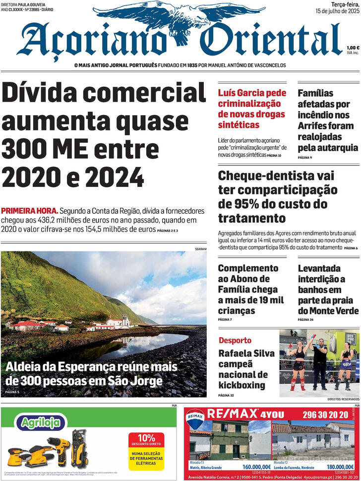Capa Aoriano Oriental - 2025-07-15
