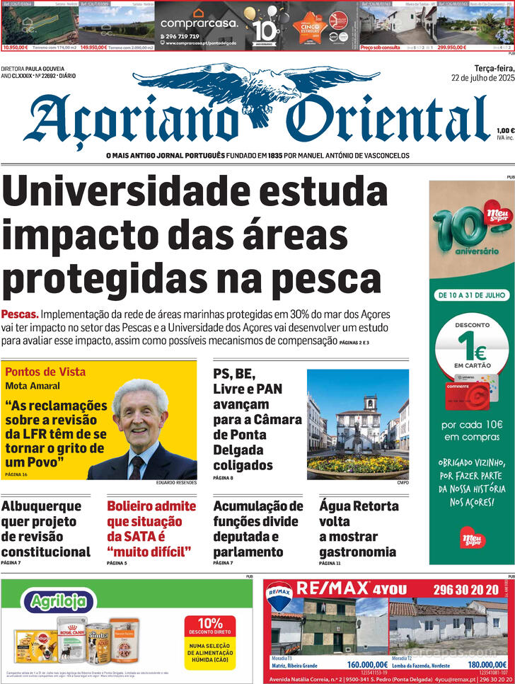 Capa Aoriano Oriental - 2025-07-22