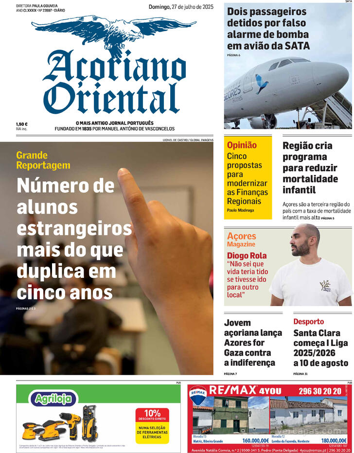 Capa Aoriano Oriental - 2025-07-27