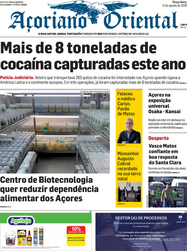 Capa Aoriano Oriental - 2025-08-12