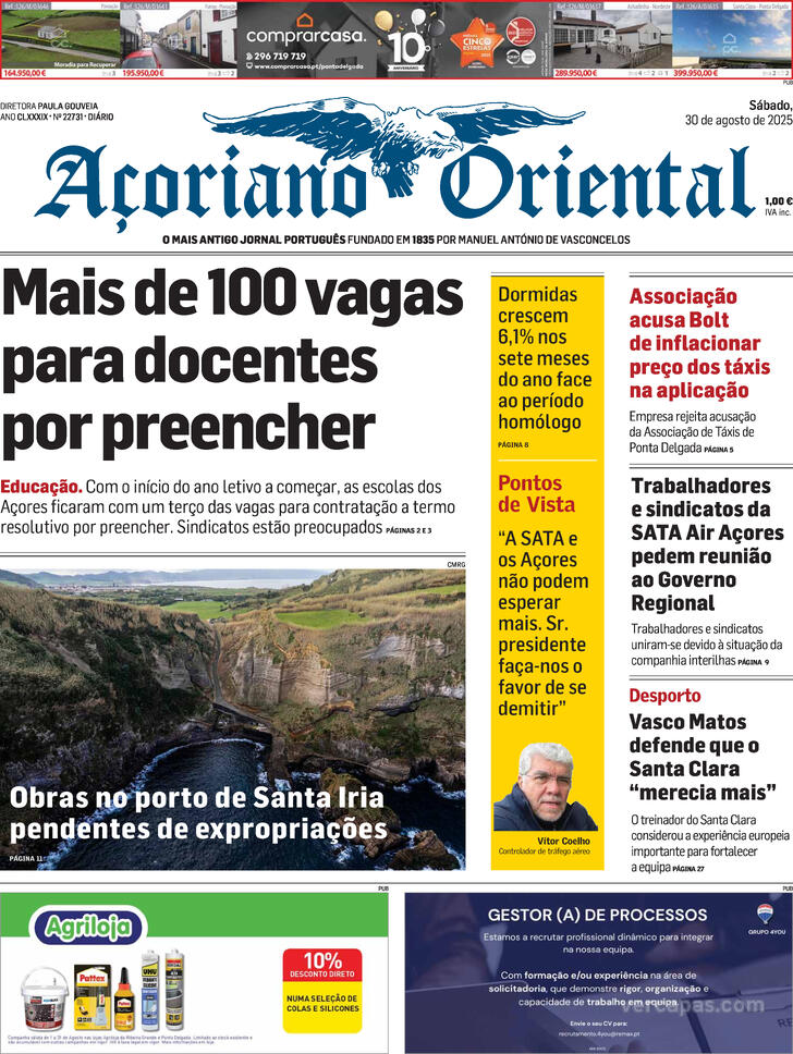 Capa Aoriano Oriental - 2025-08-30