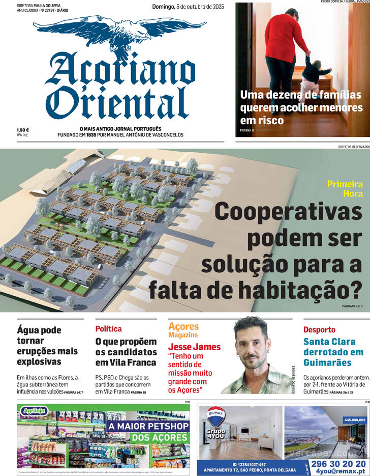 Capa Aoriano Oriental - 2025-10-05