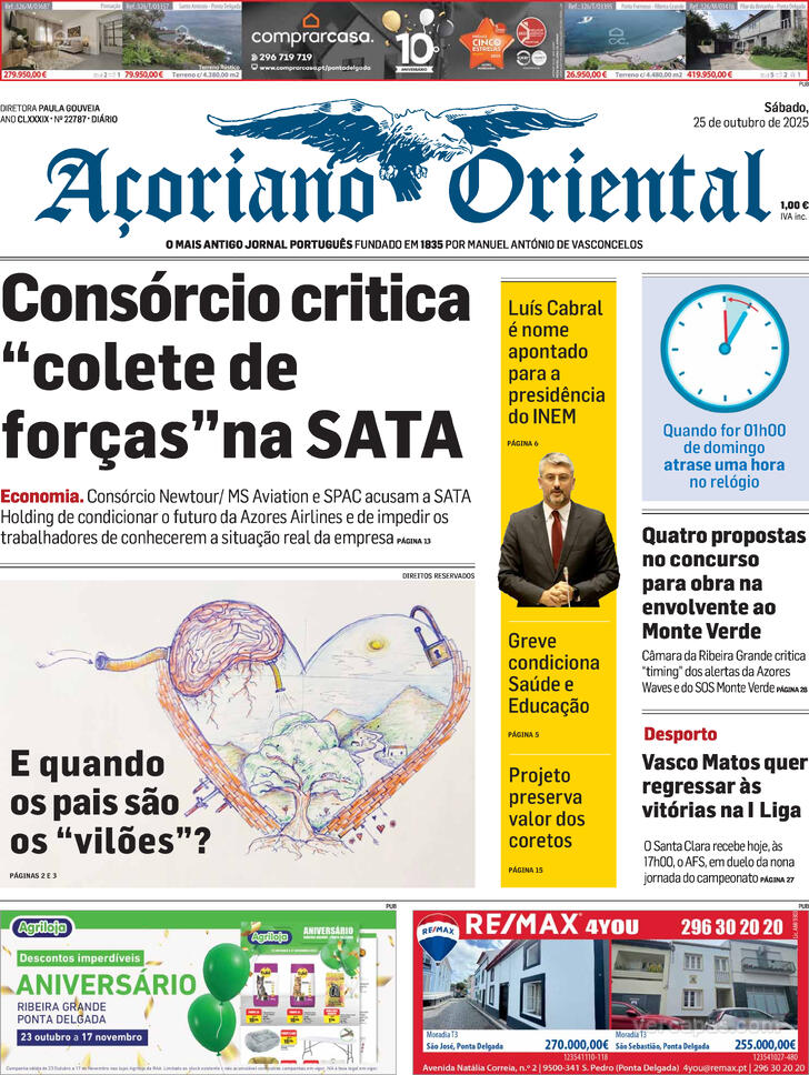 Capa Aoriano Oriental - 2025-10-25