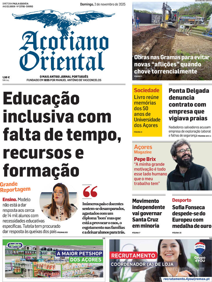 Capa Aoriano Oriental - 2025-11-02