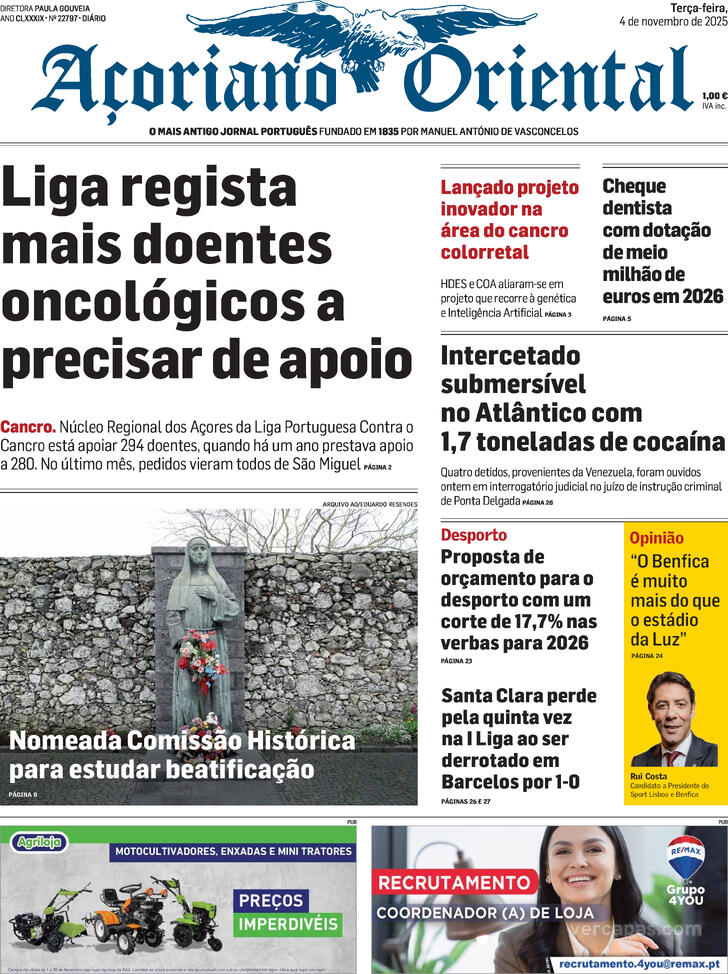 Capa Aoriano Oriental - 2025-11-04