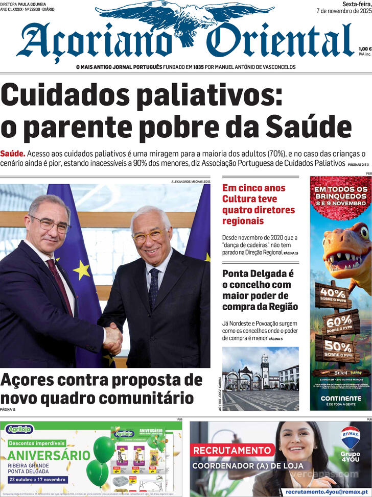 Capa Aoriano Oriental - 2025-11-07