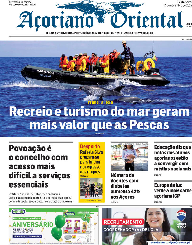 Capa Aoriano Oriental - 2025-11-14