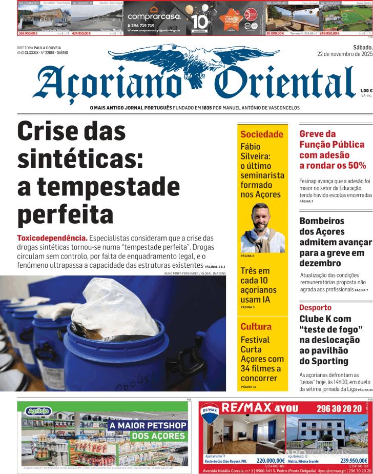 Capa Aoriano Oriental - 2025-11-22