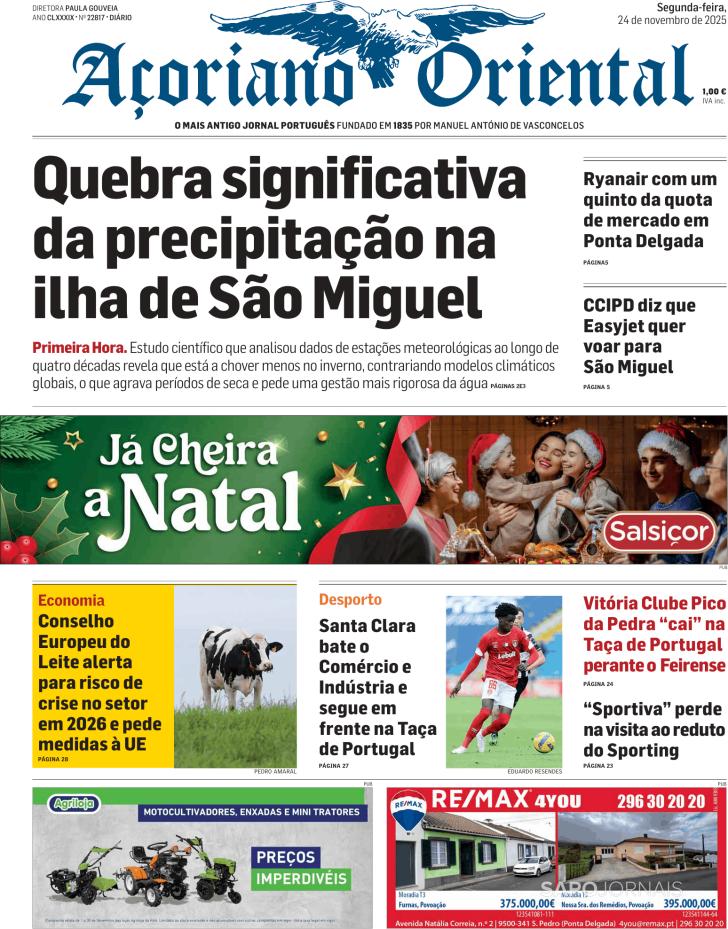 Capa Aoriano Oriental - 2025-11-24