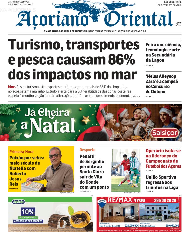 Capa Aoriano Oriental - 2025-12-01