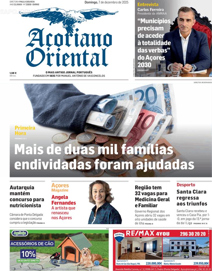 Capa Aoriano Oriental - 2025-12-07