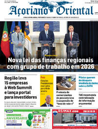 Capa Aoriano Oriental de 2025-10-31