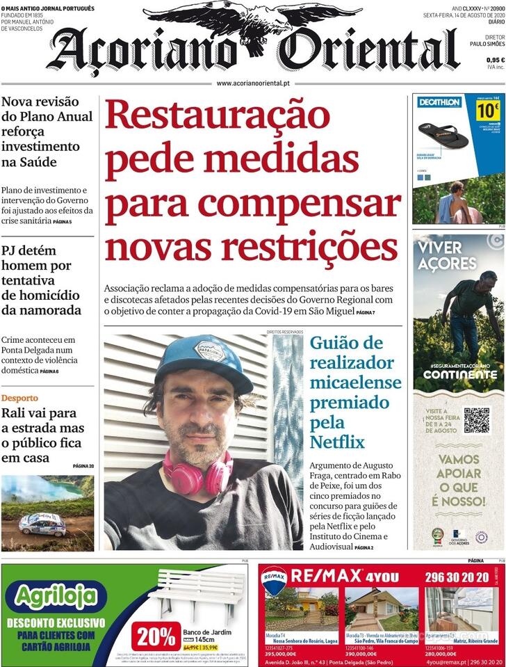 Capa Aoriano Oriental - 2020-08-14