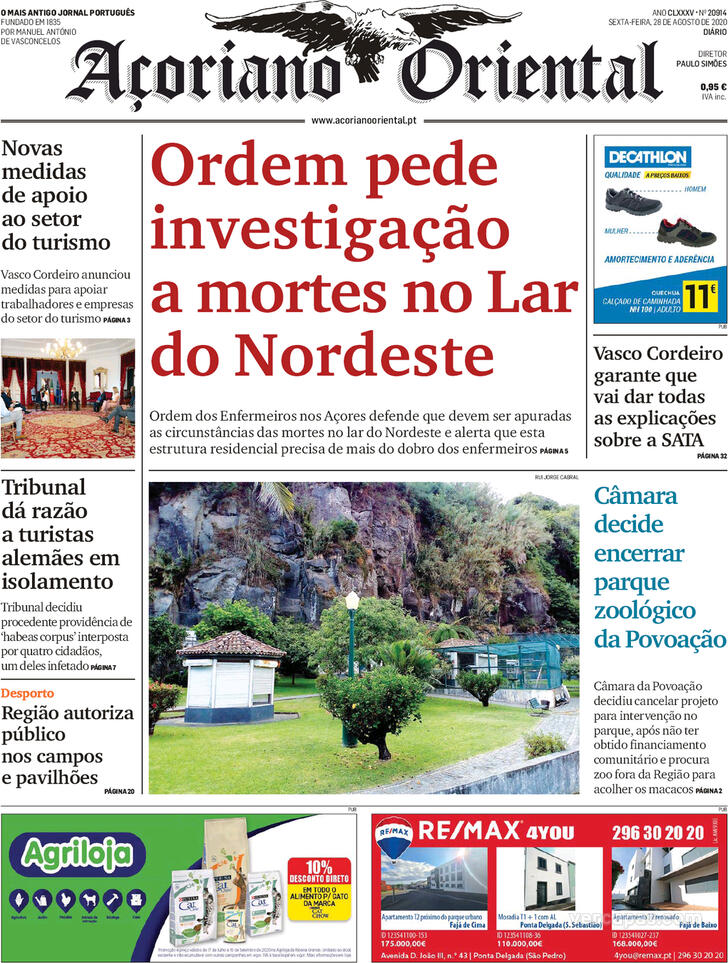 Capa Aoriano Oriental - 2020-08-28