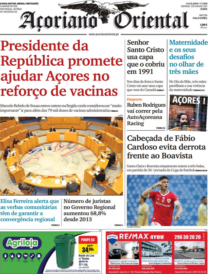Capa Aoriano Oriental - 2021-05-02