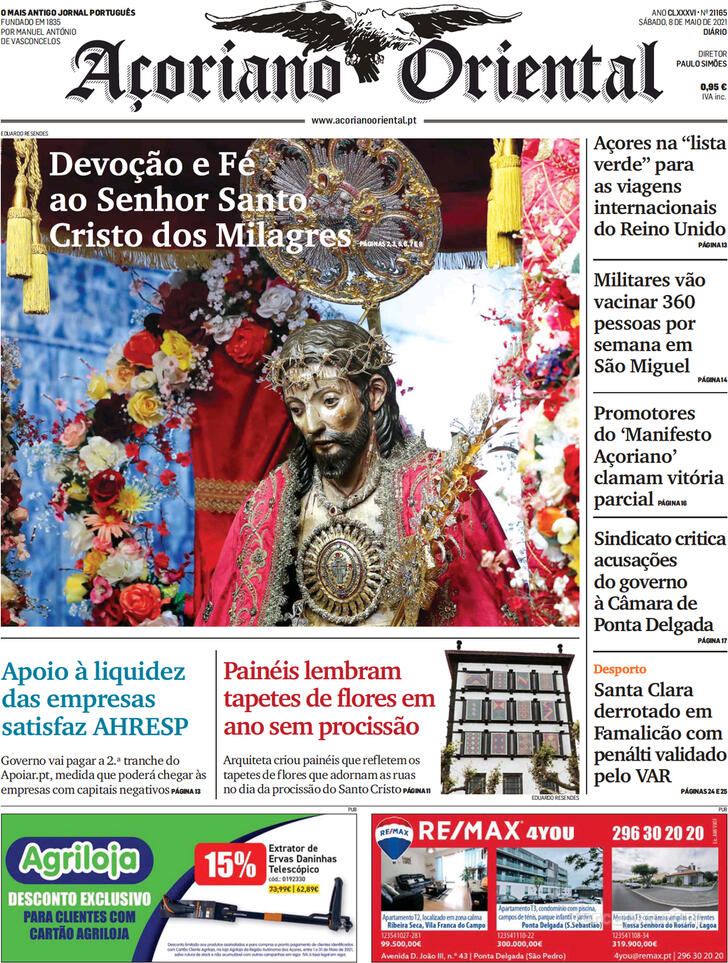 Capa Aoriano Oriental - 2021-05-08