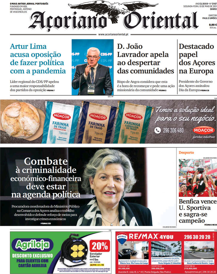 Capa Aoriano Oriental - 2021-05-10