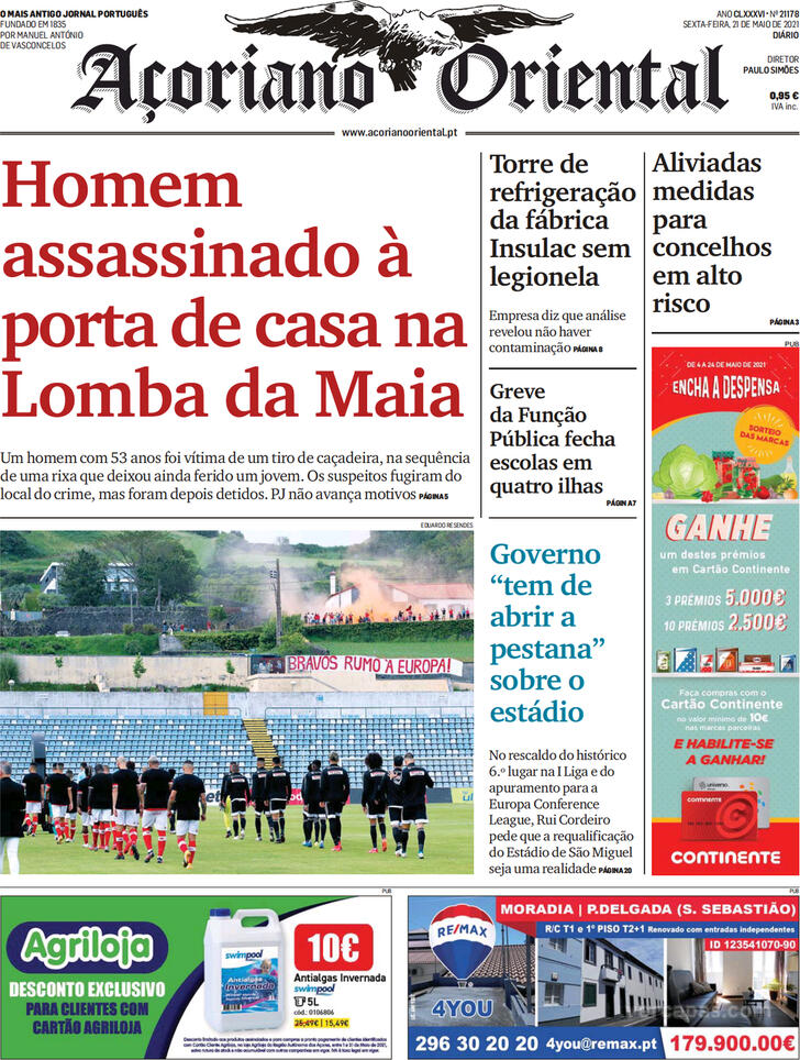 Capa Aoriano Oriental - 2021-05-21