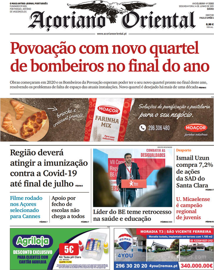 Capa Aoriano Oriental - 2021-06-14